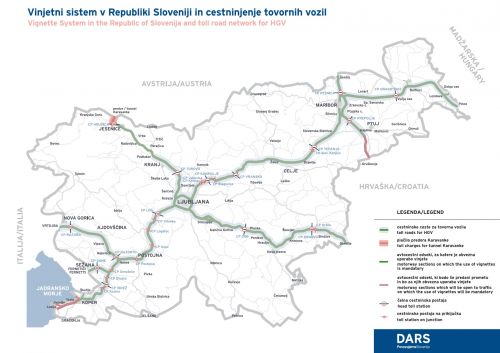 Платные дороги Словении